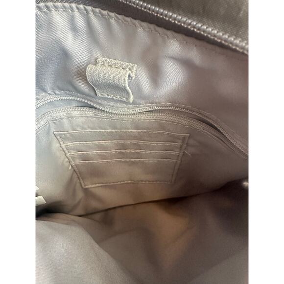 Baggallini NWOT Flap 2 It Large Lightweight Nylon Gray Crossbody Bag - Picture 12 of 15